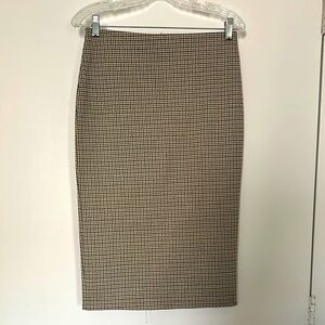*NWOT* H&M, Houndstooth, Elastic Waist, Pencil Skirt, Sz. S